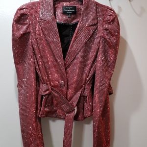 NWT Red Blazer & short